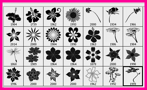 28 High-Resolution Flower Brushes for Photoshop | PHOTOSHOP FREE BRUSHES